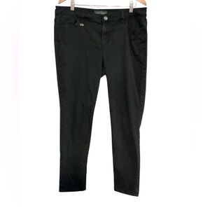 LRL LAUREN JEANS Women's Black Jeans‎ SIZE 14